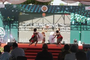 Launching Becak Listrik - sewa LED Screen jogja - harga sewa LED Screen jogja