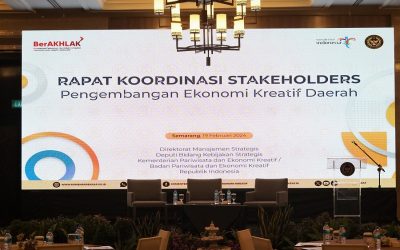Rapat Koordinasi Stakeholders Pengembangan Ekonomi Kreatif Daerah