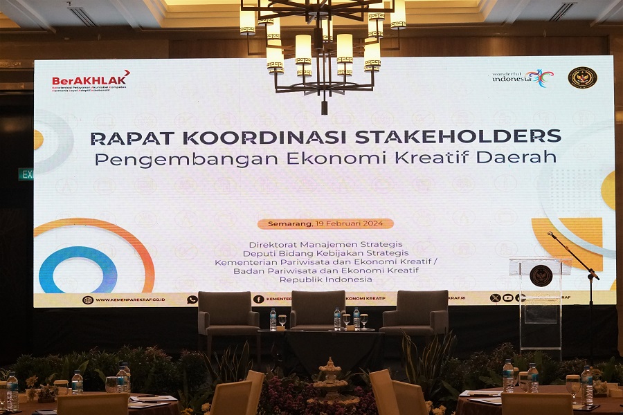 Rapat Koordinasi Stakeholders Pengembangan Ekonomi Kreatif Daerah